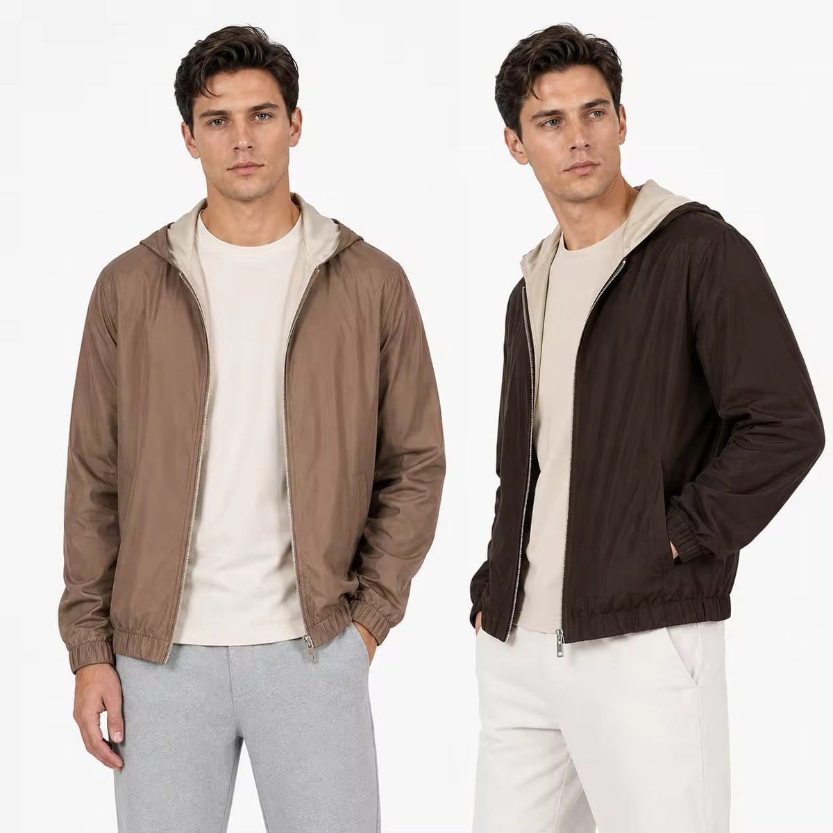 Hooded Reversible Jacket