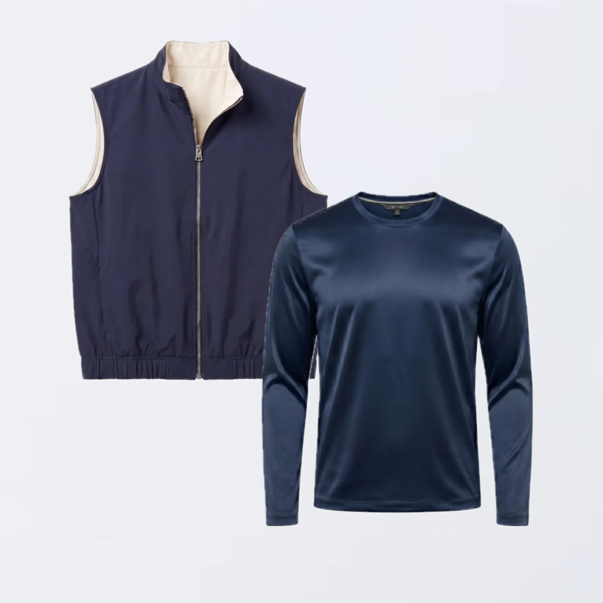 Reversible Gilet + Longsleeve Set